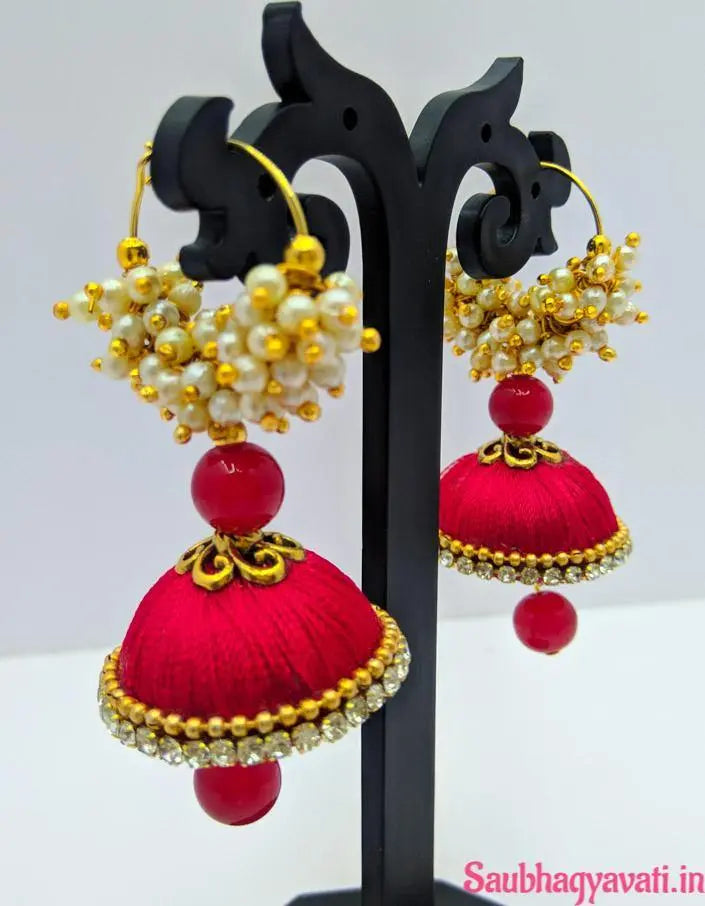 Women's Silk Thread Earring at wholesale price only on jewelemarket –  Tagged 